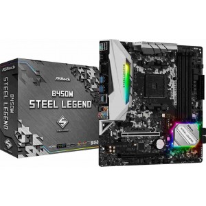 Asrock B450M Steel Legend Socket AM4 AMD B450 Micro ATX