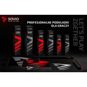 Savio Turbo Dynamic Gaming Mouse Pad XXL 1000mm Μαύρο-Κόκκινο