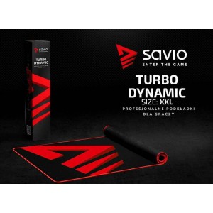 Savio Turbo Dynamic Gaming Mouse Pad XXL 1000mm Μαύρο-Κόκκινο