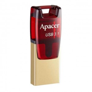 USB 3.2 Gen & Type-C Dual Flash Drive AH180 64GB Red RP