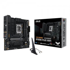 Asus TUF B760M-PLUS GAMING WIFI II Motherboard Micro ATX με Intel 1700 Socket  (90MB1HE0-M0EAY0)