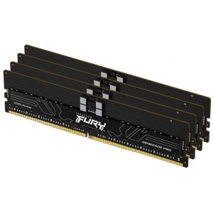 Kingston Fury Renegade Pro 128GB DDR5 RAM με 4 Modules (4x32GB) και Ταχύτητα 6400 για Desktop  (KF564R32RBE2K4-128)