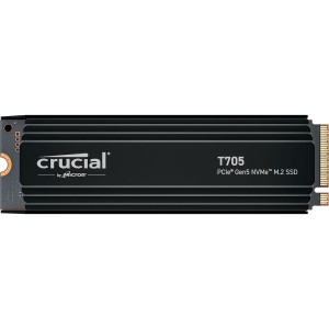 Crucial T705 with heatsink SSD 1TB M.2 NVMe PCI Express 5.0  (CT1000T705SSD5)