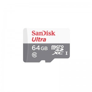 Memory card SanDisk Ultra Android microSDXC 64GB 100MB/s Class 10 UHS-I (SDSQUNR-064G-GN3MN)