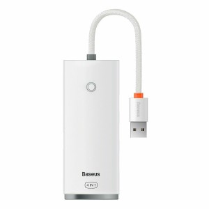 Baseus Hub 4σε1 USB σε 4xUSB 3.0Lite Series, 25cm (Λευκό)