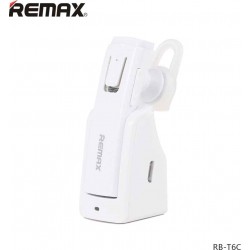 Ακουστικό Bluetooth Remax RB-T6C Με βάση φόρτισης Λευκό - REMAX - Λευκό - Bluetooth Handsfree