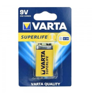 Μπαταρία Zinc Varta Superlife 9V - 1 piece - VARTA - Μπαταρίες - Zinc