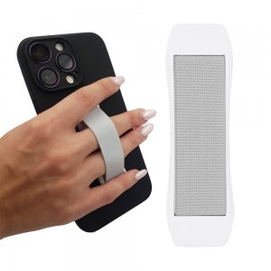 Magnetic Finger Holder Grip Sonique για Κινητά Λευκό / Γκρι