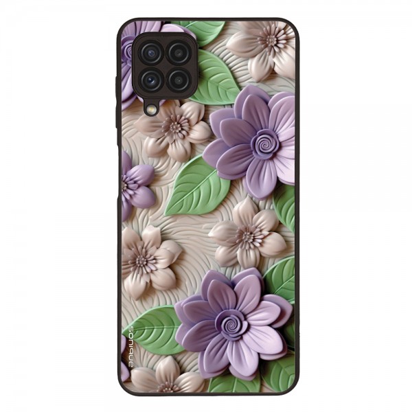 Θήκη Sonique 3D flower Series για Samsung Galaxy A22 4G / Galaxy M32 4G / Galaxy M22 4G Βιολετί