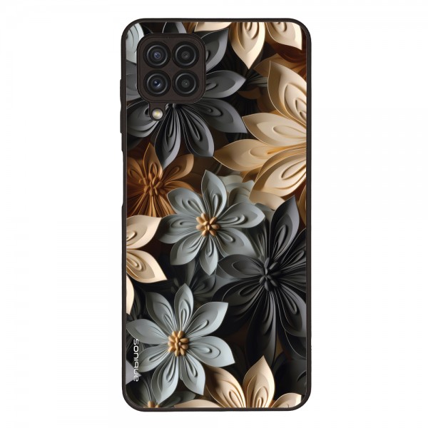 Θήκη Sonique 3D flower Series για Samsung Galaxy A22 4G / Galaxy M32 4G / Galaxy M22 4G Γκρι