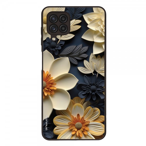 Θήκη Sonique 3D flower Series για Samsung Galaxy A22 4G / Galaxy M32 4G / Galaxy M22 4G Εκρού