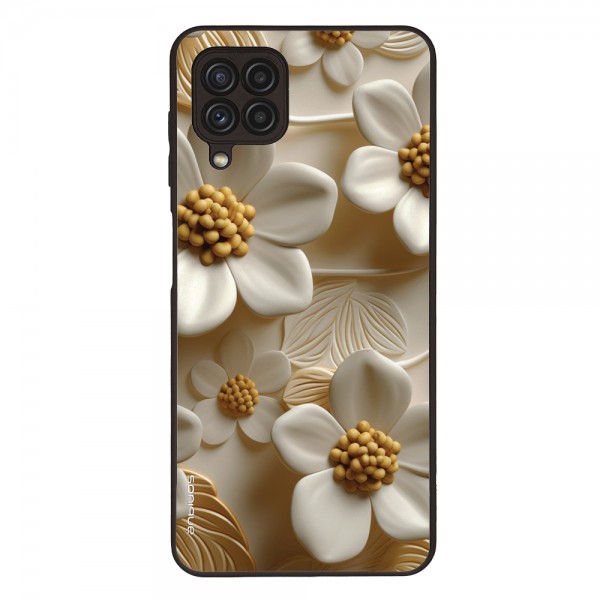 Θήκη Sonique 3D flower Series για Samsung Galaxy A22 4G / Galaxy M32 4G / Galaxy M22 4G Λευκό