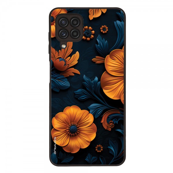 Θήκη Sonique 3D flower Series για Samsung Galaxy A22 4G / Galaxy M32 4G / Galaxy M22 4G Πορτοκαλί 01