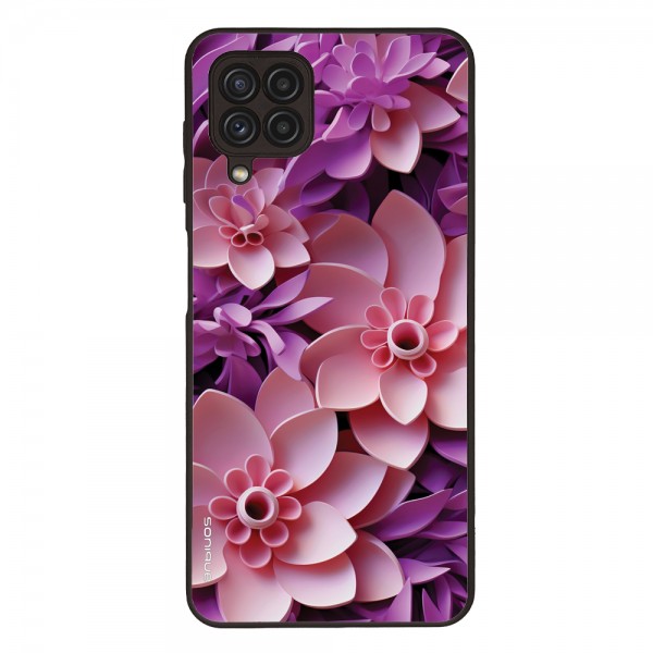 Θήκη Sonique 3D flower Series για Samsung Galaxy A22 4G / Galaxy M32 4G / Galaxy M22 4G Ροζ