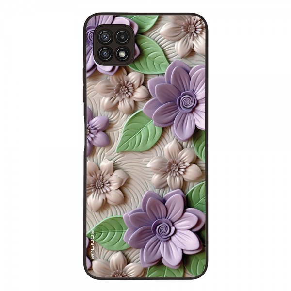 Θήκη Sonique 3D flower Series για Samsung Galaxy A22 5G Βιολετί