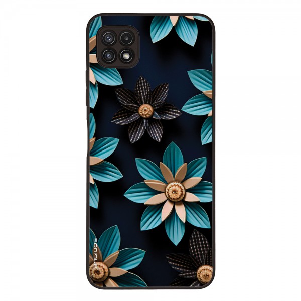 Θήκη Sonique 3D flower Series για Samsung Galaxy A22 5G Γαλάζιο