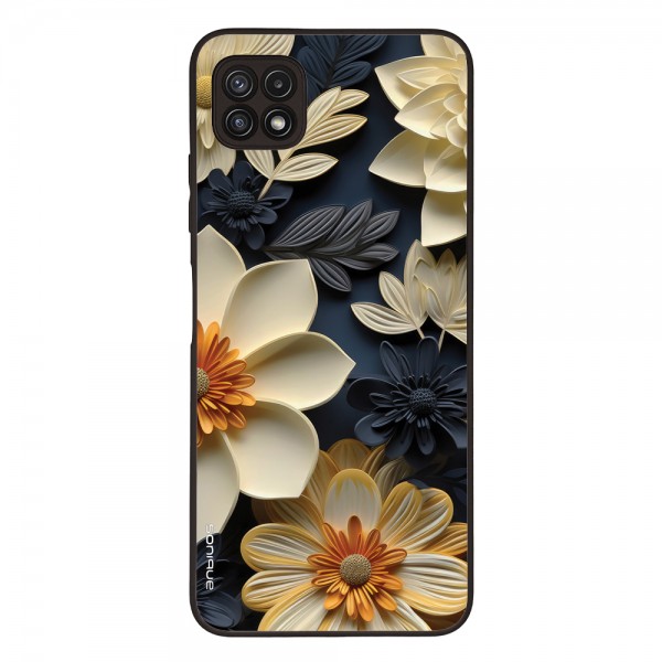 Θήκη Sonique 3D flower Series για Samsung Galaxy A22 5G Εκρού