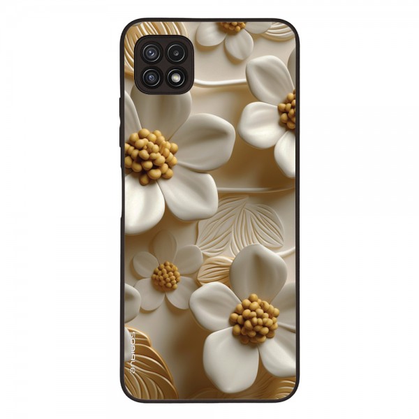 Θήκη Sonique 3D flower Series για Samsung Galaxy A22 5G Λευκό