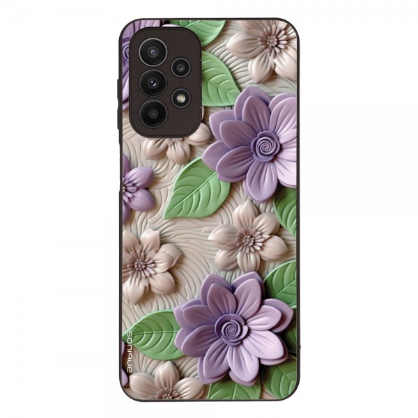 Θήκη Sonique 3D flower Series για Samsung Galaxy A23 5G / Galaxy A23 4G Βιολετί