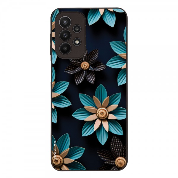 Θήκη Sonique 3D flower Series για Samsung Galaxy A23 5G / Galaxy A23 4G Γαλάζιο