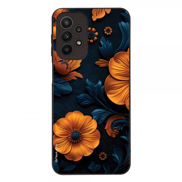 Θήκη Sonique 3D flower Series για Samsung Galaxy A23 5G / Galaxy A23 4G Πορτοκαλί 01