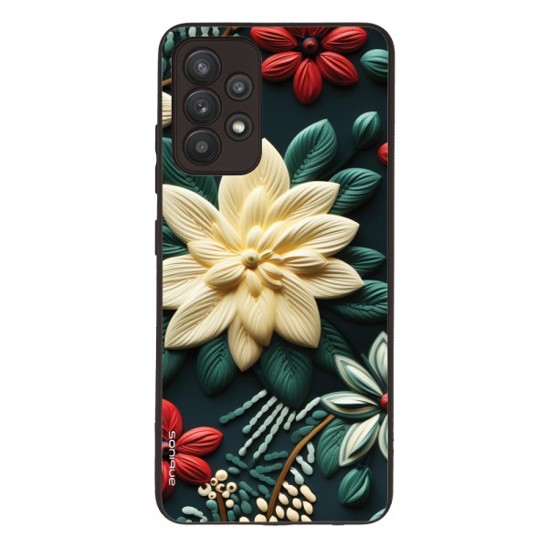 Θήκη Sonique 3D flower Series για Samsung Galaxy A32 4G Πράσινο