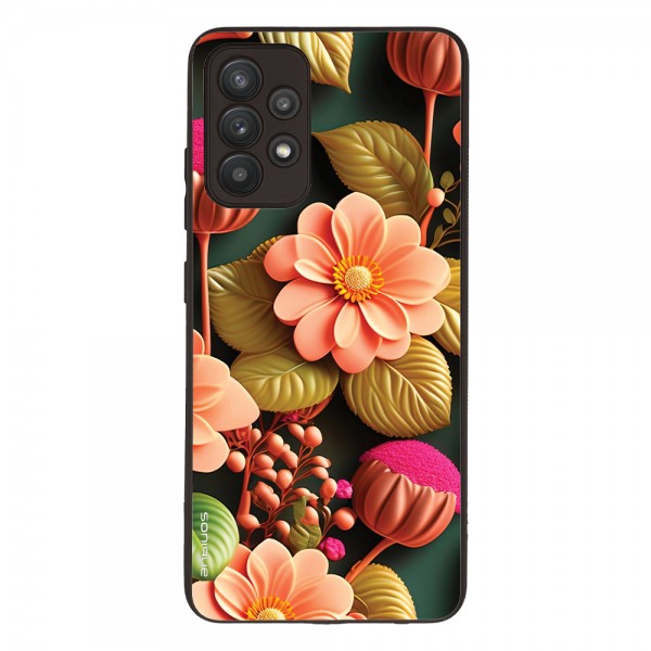 Θήκη Sonique 3D flower Series για Samsung Galaxy A32 4G Σομόν