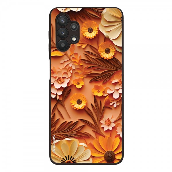 Θήκη Sonique 3D flower Series για Samsung Galaxy A32 5G Πορτοκαλί