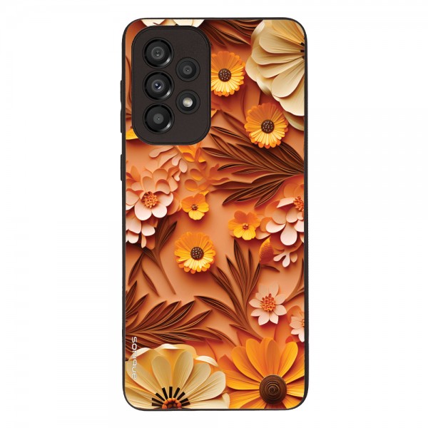 Θήκη Sonique 3D flower Series για Samsung Galaxy A33 5G Πορτοκαλί