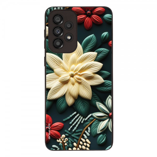 Θήκη Sonique 3D flower Series για Samsung Galaxy A33 5G Πράσινο