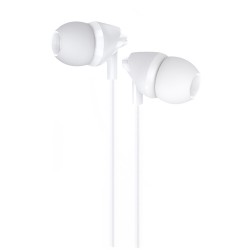 Usams - Wired Earphones Plastic EP-39 (US-SJ387) - In-ear, Jack 3.5mm, Microphone, 1.2m - White