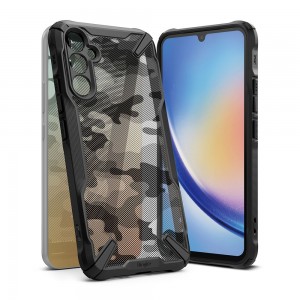 Ringke - Fusion X Design - Samsung Galaxy A34 5G - Camo Black