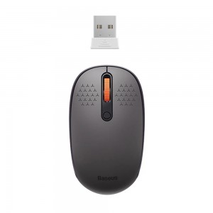 Baseus - Wireless Mouse Tri-Mode F01B (B01055503833-00) - Bluetooth 5.0, 2.4G, 1600 DPI - Frosted Grey