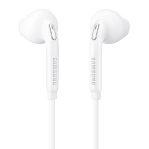 Samsung - Original Wired Earphones (EO-EG920BW) - 3.5mm, In-Ear, Microphone, Volume Control, 1.2m - White (Blister Packing)