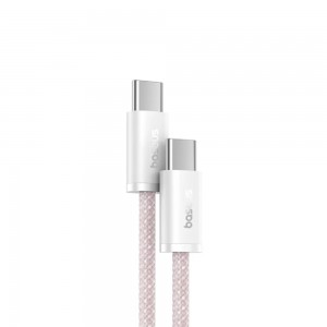 Baseus - Data Cable Dynamic 3 Series (P10367000411-01) - Type-C to Type-C, Fast Charging 100W, 480Mbps, 2m - Pink