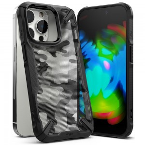 Ringke - Fusion X Design - iPhone 14 Pro Max - Camo Black