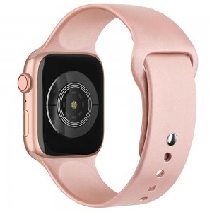 Watchband Noozy 38mm/40mm/41mm για Apple Watch 1/2/3/4/5/6/7/8/9/se/ultra 1/ultra 2 Ροζ Silicon Band