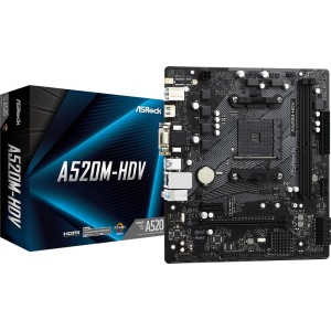 ASRock A520M-HDV - motherboard - micro ATX - Socket AM4