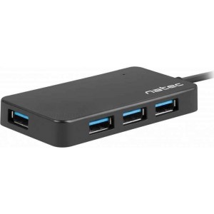 Natec Silkworm USB 3.0 Hub 4 Θυρών με σύνδεση USB-C