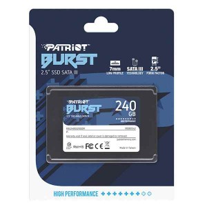 Ssd Patriot  PBU240GS25SSDR Burst Elite SSD 240GB 2.5'' SATA III