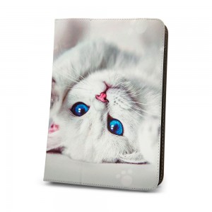 Uniwersal case Cute Kitty for tablet 7-8”