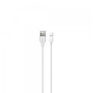 XO cable NB103 USB - microUSB 1,0 m 2,1A white