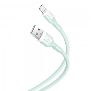 XO cable NB212 USB - USB-C 1,0 m 2,1A green