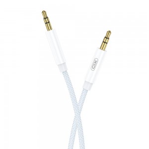 XO cable audio NB-R211C jack 3,5mm - jack 3,5mm 1,0 m white-blue