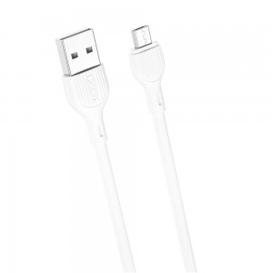 XO cable NB200 USB - microUSB 1,0m 2.1A white