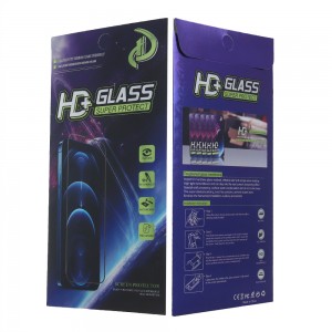 Tempered glass 9D for iPhone 15 Pro Max 6,7" black frame