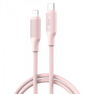 XO cable NB-Q265A PD USB-C - Lightning 1,0m 27W pink