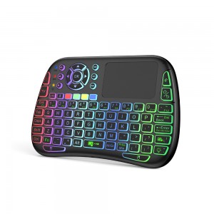 Mini keyboard No brand M9, USB 2.4GHz, Bluetooth, Microphone, IR learning, Touchpad, Black - 13055