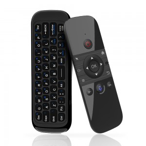 Wireless remote control No brand M8, Air mouse, USB 2.4GHz, Microphone, IR learning, Black - 13058