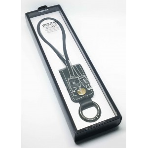 καλώδιο δεδομένων micro USB, Remax RC-034I,, μπρελόκ, δέρμα, Μαύρο - 14341